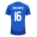 Maillot de foot Italie Bryan Cristante #16 Domicile vêtements Europe 2024 Manches Courtes